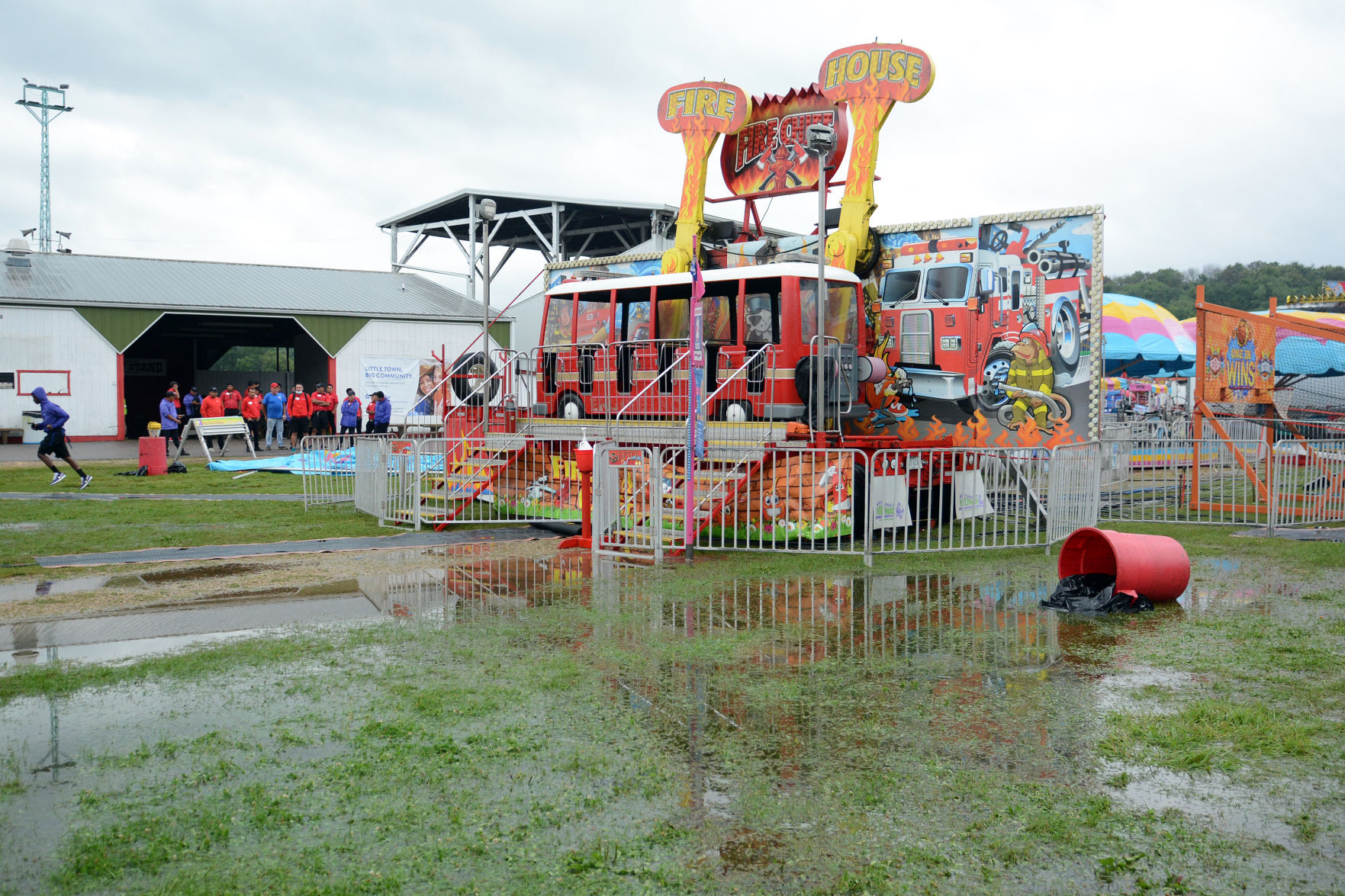 Storm damage at Sauk County Fair